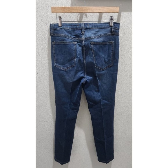 Free People Jeans Women's Size 30 High Rise Skinny Leg Stretch Medium Wash Blue - Picture 3 of 9